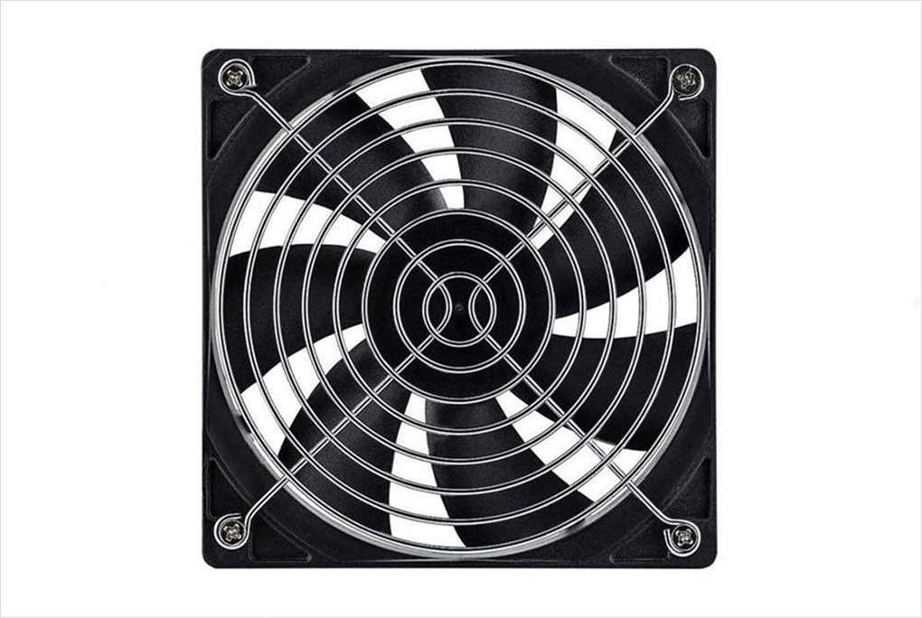 Dustproof axial cooling fan