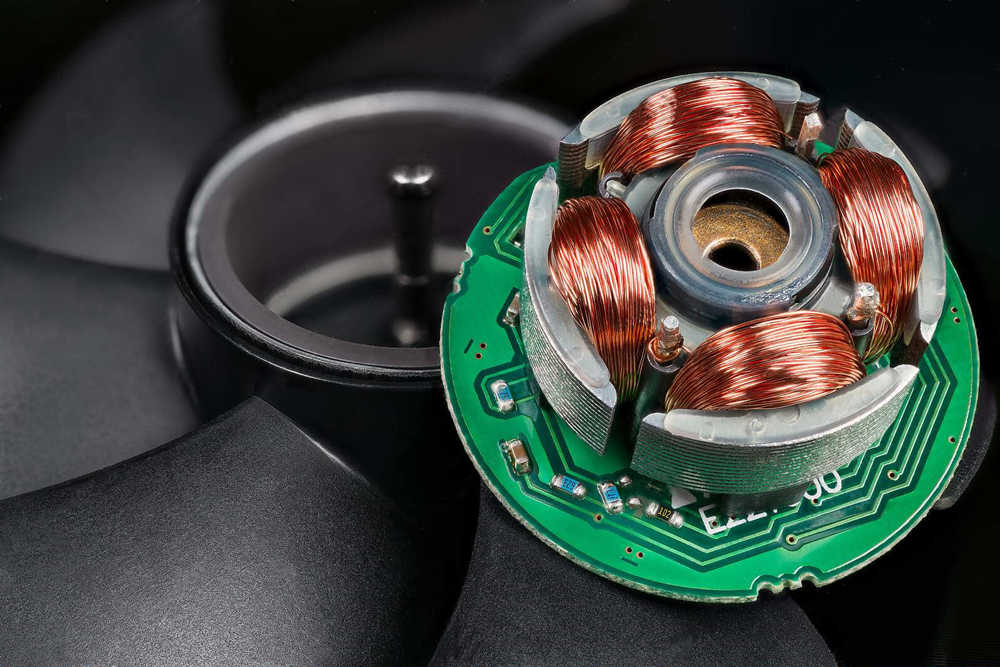 dc brushless motor cooling fan