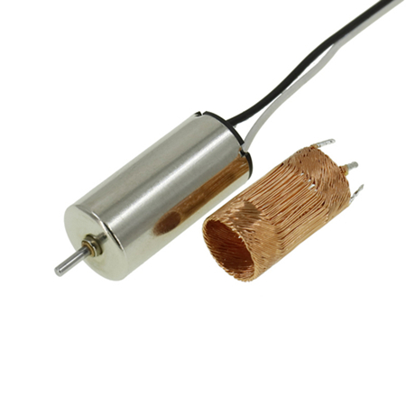 copper winding brush dc coreless motor