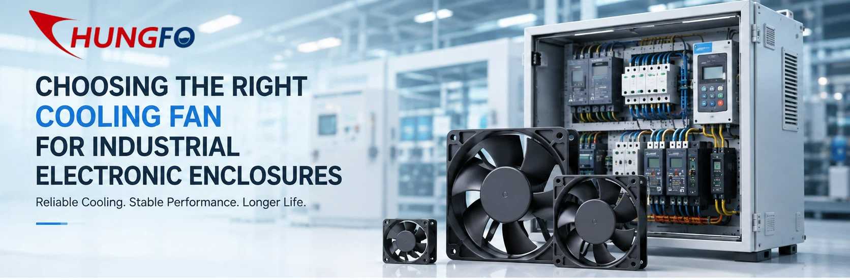 Choosing the Right Cooling Fan for Industrial Electronic Enclosures