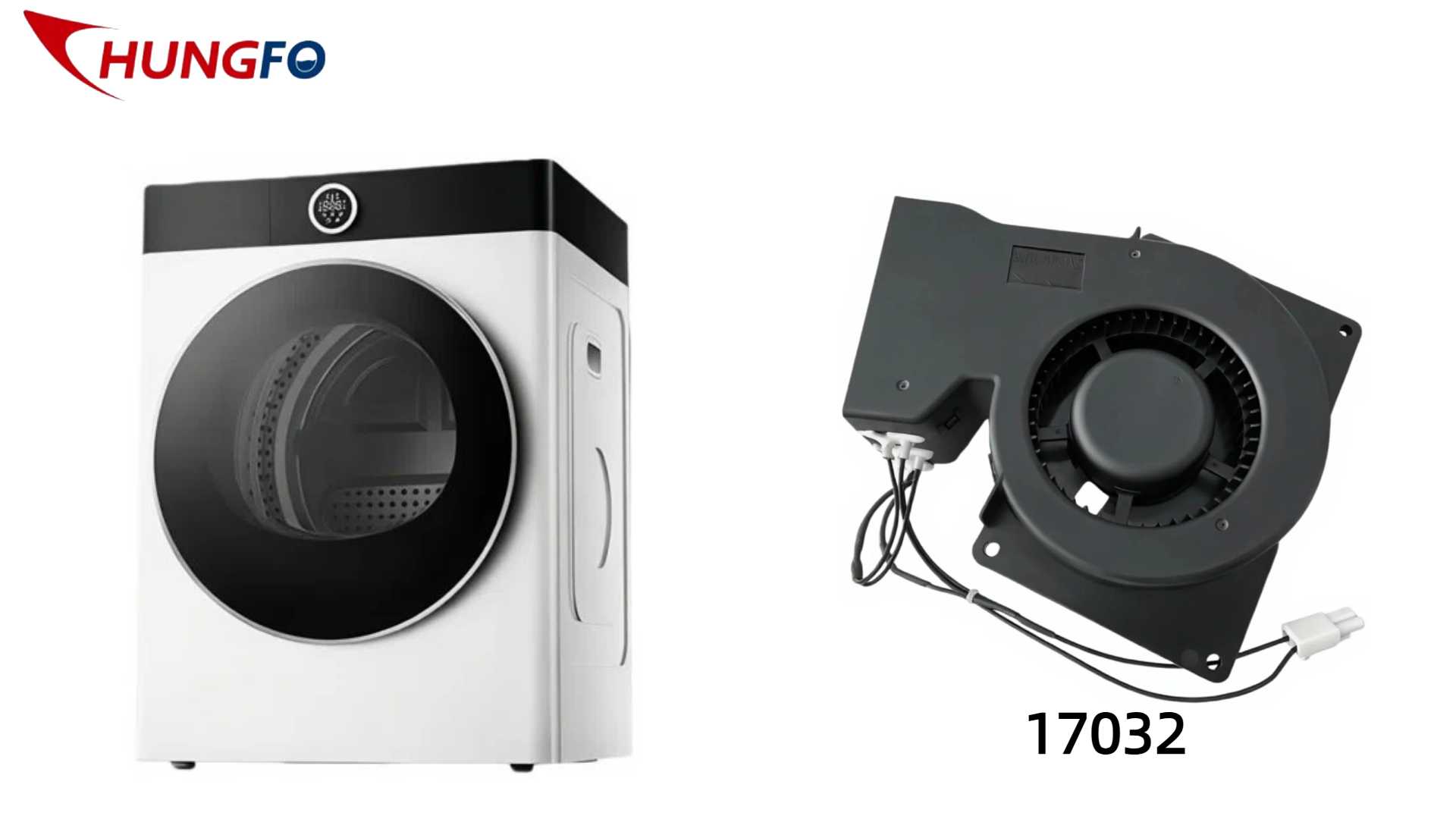 Empowering Heat-Pump Dryers: Chungfo HTC17032D24M DC Blower Application Case