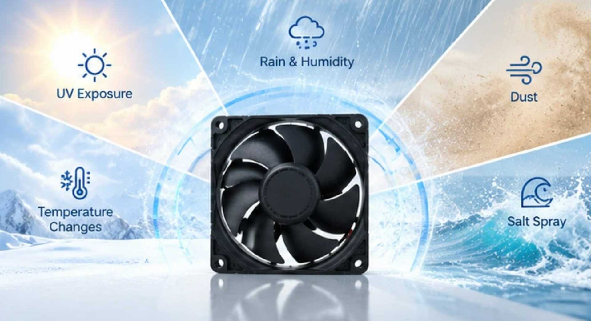 How Can You Protect An Outdoor Air Cooling Fan From IP68 Waterproof Seal Degradation?
